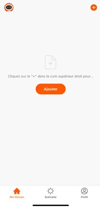 Ecran de l'application mobile Intelligent Air - Ajouter