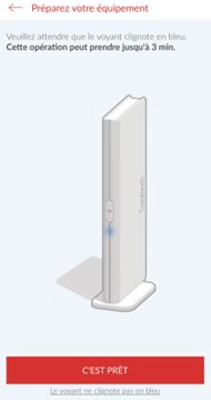 Ecran de l'application mobile Cozytouch - Bridge pr&ecirc;t