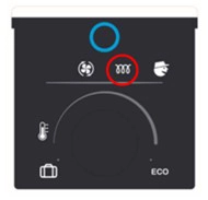 Interface de chauffe-eau thermodynamique
