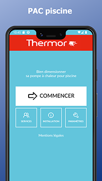 Application A&eacute;romax 2 piscine