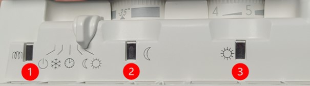 Boitier de commande d'un radiateur &eacute;lectrique