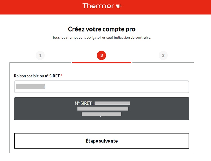 Capture du site Thermor pro