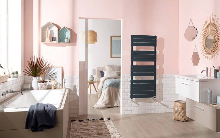 Riviera gris ardoise - Radiateur s&egrave;che-serviettes