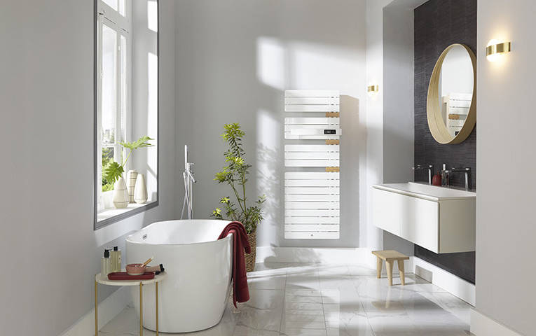 Allure 3 Virtuose blanc satin - Radiateur s&egrave;che-serviettes