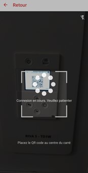 Ecran de l'application mobile Cozytouch