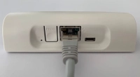 Arriere d'un bridge c&acirc;ble ethernet branch&eacute;