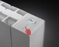 Boitier de commande d'un radiateur &eacute;lectrique - Appuyer sur le cercle