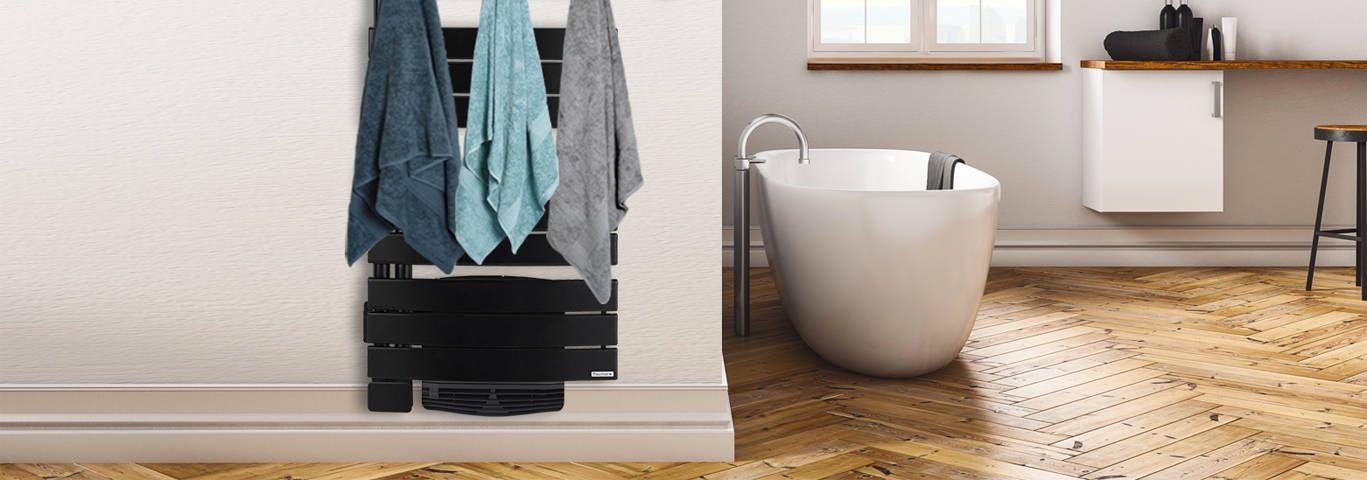 Sèche-serviettes électrique soufflant Allure : un objet déco au service de votre confort