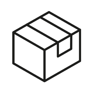 Pictogramme carton ferm&eacute;