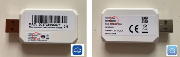 2 cl&eacute;s wifi USB de pompe &agrave; chaleur