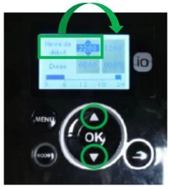 Interface de chauffe-eau thermodynamique - Programmer