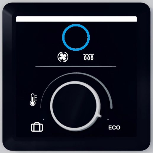 Interface du chauffe-eau thermodynamique Airlis