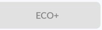 Bouton eco+ de l'application thermor cozytouch