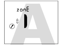 Ecran de l'nterface de la pompe &agrave; chaleur air/eau A&eacute;rolia - zone 1