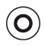 Pictogramme 2 cercles concentriques