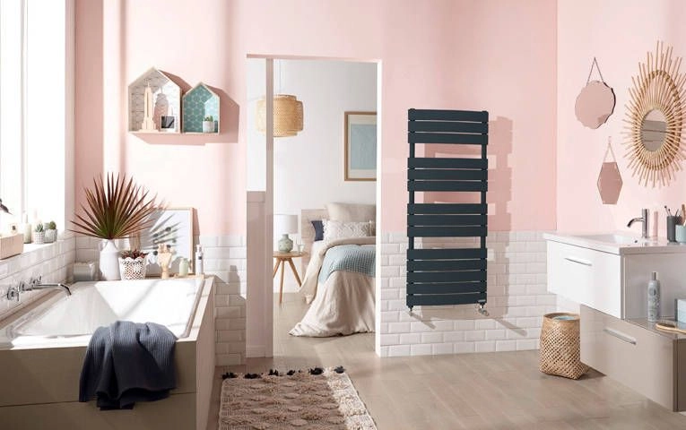 Riviera gris ardoise - Radiateur s&egrave;che-serviettes