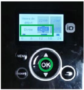 Interface de chauffe-eau thermodynamique - Programmer